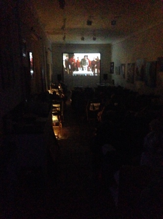 ...and then the screening got underway to a FULL HOUSE!